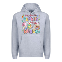 Heather Grey every favorite bunnys nurse Premium Hoodie - MaliasSmallBusiness