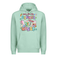 Seafoam every favorite bunnys nurse Premium Hoodie - MaliasSmallBusiness