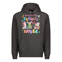 Smoke every favorite bunnys nurse Premium Hoodie - MaliasSmallBusiness
