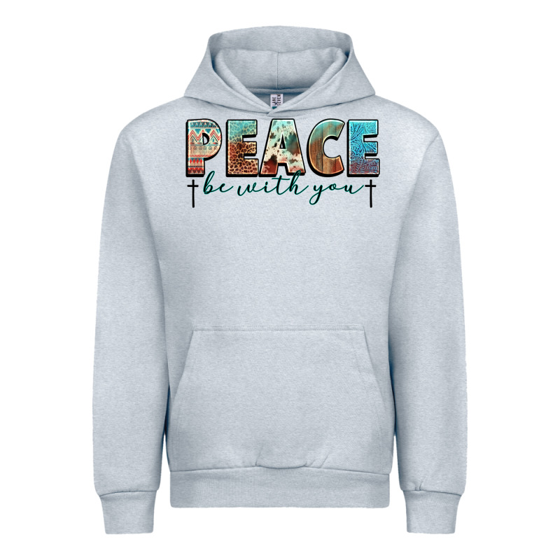 Peace Be With You Cross Urban Hoodie by NancyCooperArtShop | Teevron