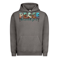 Pigment Tornado peace be with you cross Urban Hoodie - NancyCooperArtShop