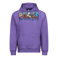 Tulip peace be with you cross Urban Hoodie - NancyCooperArtShop