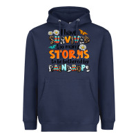 Navy i have survived to may storms to be bothered by ra Heavyweight Hoodie - AdoDesignShop