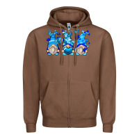 Chestnut autism gnomes Zipper Hoodie - Zillion Design Studio
