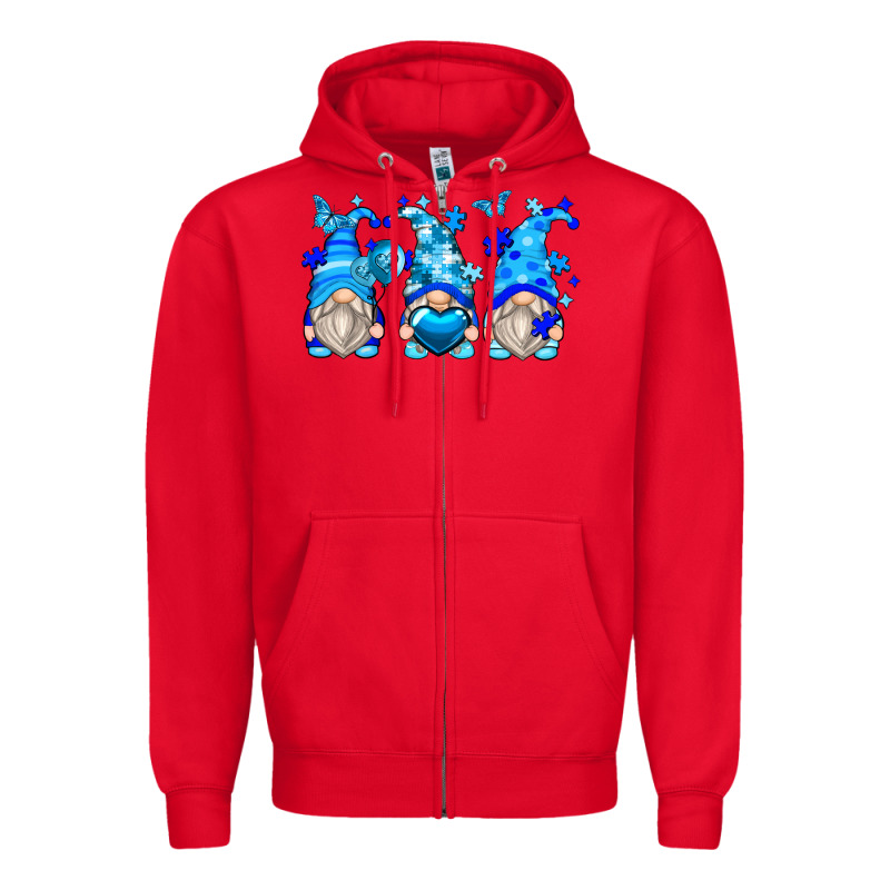 Autism Gnomes Zipper Hoodie by Zillion Design Studio | Teevron