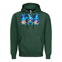 Sports Green autism gnomes Zipper Hoodie - Zillion Design Studio