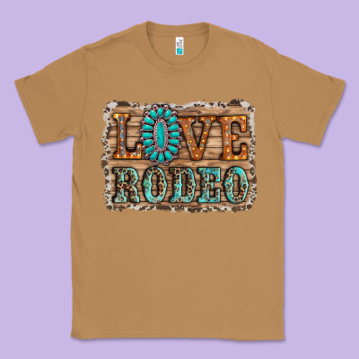 Love Rodeo Gemstone Classic Tee Designed By Ranaportraitstore