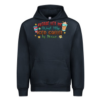 Navy please let me drink my iced coffee in peace Urban Hoodie - MaliasSmallBusiness