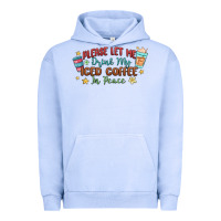 Pigment Grape Ice please let me drink my iced coffee in peace Urban Hoodie - MaliasSmallBusiness