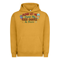 Pigment Peanut Butter please let me drink my iced coffee in peace Urban Hoodie - MaliasSmallBusiness