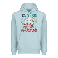 Blue Mist shake your cotton tail Premium Hoodie - MaliasSmallBusiness