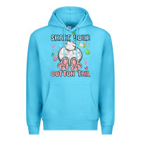 Ocean Blue shake your cotton tail Premium Hoodie - MaliasSmallBusiness