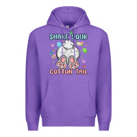 Purple shake your cotton tail Premium Hoodie - MaliasSmallBusiness