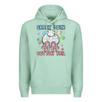 Seafoam shake your cotton tail Premium Hoodie - MaliasSmallBusiness