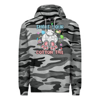 Slate Camo shake your cotton tail Premium Hoodie - MaliasSmallBusiness
