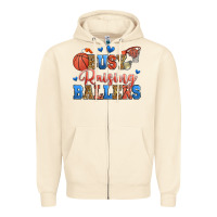 Sandshell busy raising ballers basketball Zipper Hoodie - Zillion Design Studio