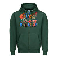 Sports Green busy raising ballers basketball Zipper Hoodie - Zillion Design Studio