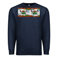 Navy oh deer christmas Premium Sweatshirt - Artiststas