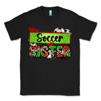Black soccer sister with leopard Classic Tee - Zillion Design Studio