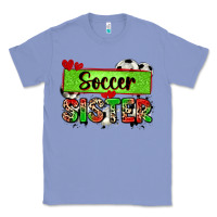 Colony Blue soccer sister with leopard Classic Tee - Zillion Design Studio