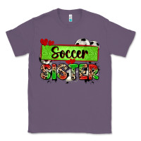 Lavender soccer sister with leopard Classic Tee - Zillion Design Studio