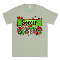 Matcha soccer sister with leopard Classic Tee - Zillion Design Studio