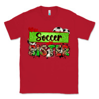 Red soccer sister with leopard Classic Tee - Zillion Design Studio