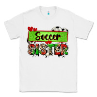 White soccer sister with leopard Classic Tee - Zillion Design Studio