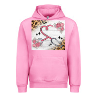 Fuchsia Pink customized leopard floral nurse Urban Hoodie - MaliasSmallBusiness