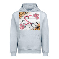 Heather Grey customized leopard floral nurse Urban Hoodie - MaliasSmallBusiness