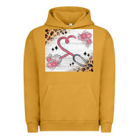 Pigment Peanut Butter customized leopard floral nurse Urban Hoodie - MaliasSmallBusiness