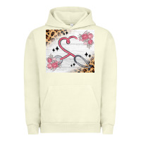 Pigment Pistachio customized leopard floral nurse Urban Hoodie - MaliasSmallBusiness
