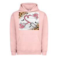 Pigment Salmon customized leopard floral nurse Urban Hoodie - MaliasSmallBusiness