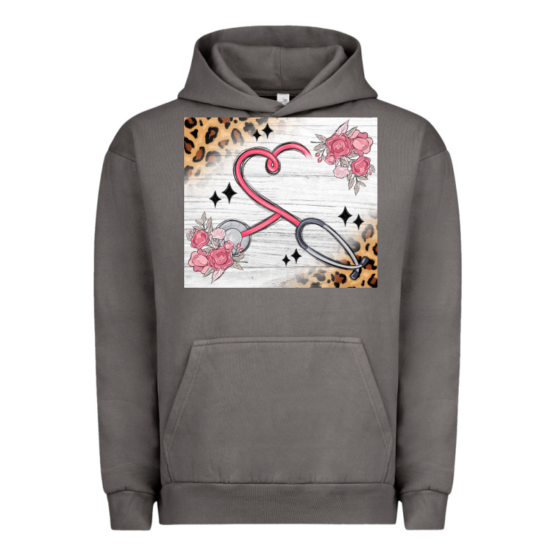 Customized Leopard Floral Nurse Urban Hoodie by MaliasSmallBusiness | Teevron