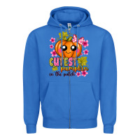 True Royal Cutest Pumpkin In The Patch Zipper Hoodie - texasbilliewilder