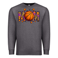 Charcoal Heather basketball mom Premium Sweatshirt - Jasminsmagicworld