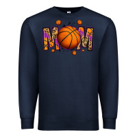 Navy basketball mom Premium Sweatshirt - Jasminsmagicworld
