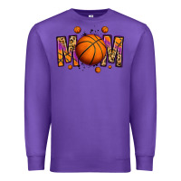 Purple basketball mom Premium Sweatshirt - Jasminsmagicworld
