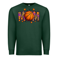 Sports Green basketball mom Premium Sweatshirt - Jasminsmagicworld