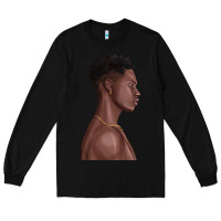 Black afro black man Long Sleeve Tee - texasbilliewilder