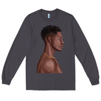 Smoke afro black man Long Sleeve Tee - texasbilliewilder