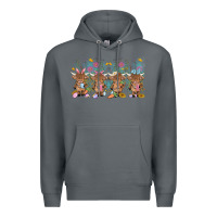 Rock easter day baby highland cow Premium Hoodie - MaliasSmallBusiness