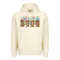 Sandshell easter day baby highland cow Premium Hoodie - MaliasSmallBusiness