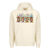 Tofu easter day baby highland cow Premium Hoodie - MaliasSmallBusiness