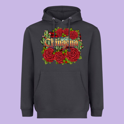 Christmas Chingona Heavyweight Hoodie Designed By Jahusdesignshop