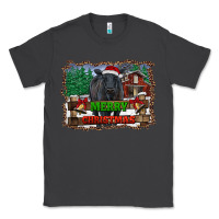 Smoke merry christmas black angus cattle and farm Classic Tee - RanaPortraitStore
