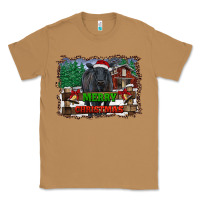 Toasted Coconut merry christmas black angus cattle and farm Classic Tee - RanaPortraitStore