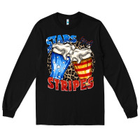 Black stars and stripes beer Long Sleeve Tee - Zillion Design Studio