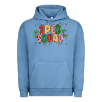 Pigment Pebble Blue sped squad Urban Hoodie - MaliasSmallBusiness