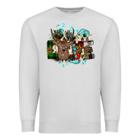 Dove Grey love wood slice ornament Premium Sweatshirt - JahusDesignShop